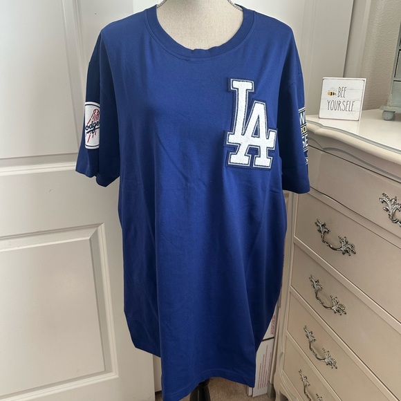 New Era Other - New Era Royal Blue LA Logo Short Sleeve Tee